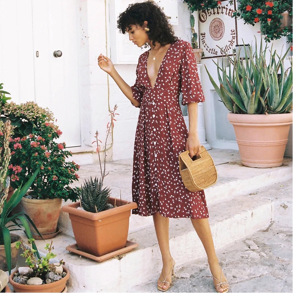 Faithfull the Brand Chloe Midi Dress